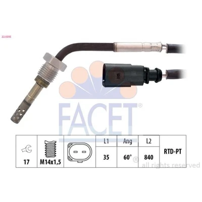 Imagem de FACET 22.0205 Sensor AUDI: A4 B7 Avant