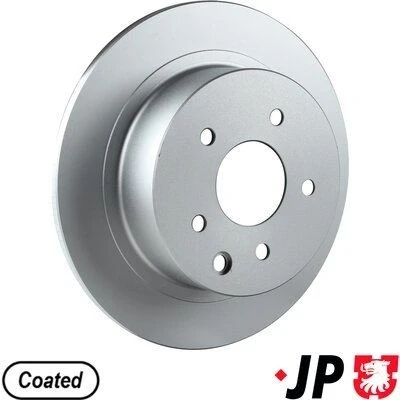 Imagem de JP GROUP 4063200800 Disco de travão Eixo traseiro 291 9 5 cheio revestido NISSAN: Qashqai / Qashqai+2 I, Pulsar Hatchback, Juke