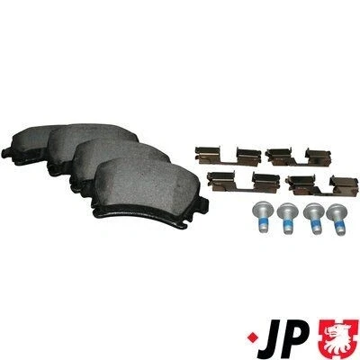Imagem de JP GROUP 1163705410 Jogo de pastilhas para travão disco Eixo traseiro preparado indicador aviso desgaste VOLKSWAGEN: GOLF 5, 6
