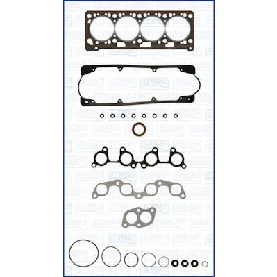 Imagem de AJUSA FIBERMAX 52162200 Jogo de juntas, cabeça do cilindro Com junta da motor, retentores haste válvulas SEAT: Ibiza 2