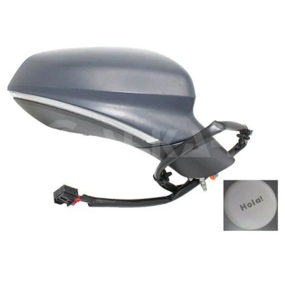 Imagem de Espelho retrovisor Alkar 6150074 à direita com subcapa elétrico aquecível, memória, dobrável electricamente, convexo, iluminação circundante p