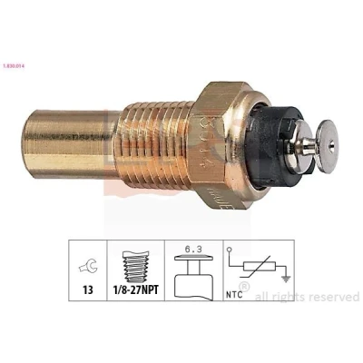 Imagem de EPS 1.830.014 Sensor da Temperatura do Líquido de Refrigeração Made in Italy OE Equivalent SAAB: 9000 Sedan, 900 I Cabrio, DAEWOO: Matiz Hatchback