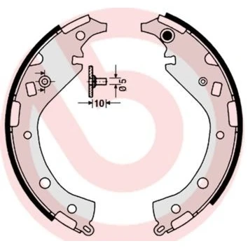 Imagem de BREMBO S 83 549 Maxilas de Travão 229 42