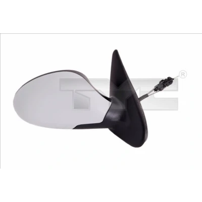 Imagem de Espelho retrovisor Tyc 331 0052 esquerda com subcapa ajuste: por cabo de aço, não esférico SEAT: Leon I Hatchback