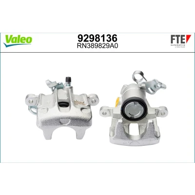 Imagem de FTE 9298136 Pinça de travão cinzento Ferro fundido Eixo traseiro direito sem suporte VOLKSWAGEN: GOLF 3, Corrado, Polo III Hatchback, SEAT: Ibiza 2