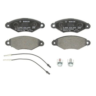 Imagem de BOSCH 0 986 424 455 Jogo de pastilhas para travão disco RENAULT: Kangoo I, I Express, CITROËN: Xsara Hatchback, Coupe
