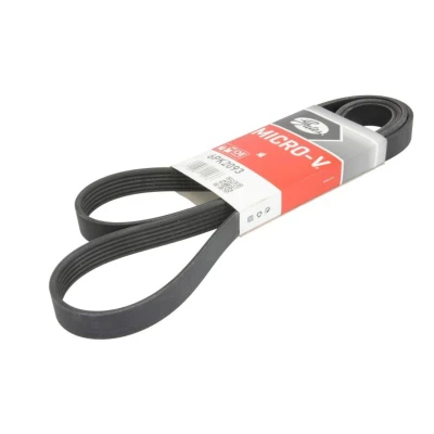 Imagem de GATES 6PK2093 Correia trapezoidal estriada 2093 6 Poliéster, EPDM (borracha de etileno propileno dieno)