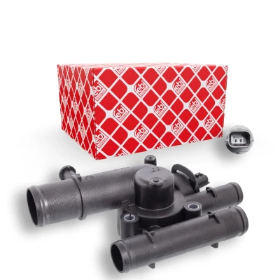 Imagem de FEBI BILSTEIN 106201 Termóstato, líquido de refrigeração 89 com junta interruptor temperatura caixa RENAULT: MEGANE 2 Kombi,