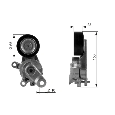Imagem de Tensor da correia, correia poly V GATES T38209