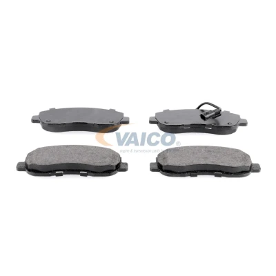 Imagem de VAICO V40 0686 Jogo de pastilhas para travão disco Q+, original equipment manufacturer quality Eixo dianteiro incl. contacto aviso desgaste