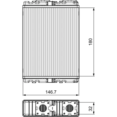 Imagem de VALEO 811557 Radiador Quente MITSUBISHI: COLT 4