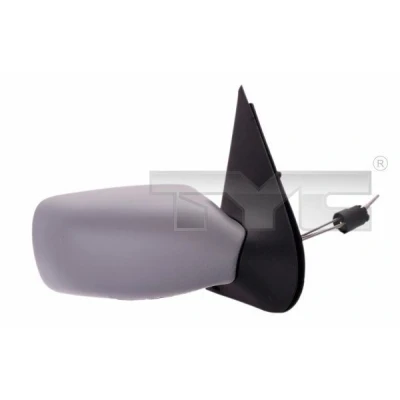 Imagem de Espelho retrovisor Tyc 310 0075 à direita com subcapa ajuste: por cabo de aço, convexo FORD: FIESTA 4