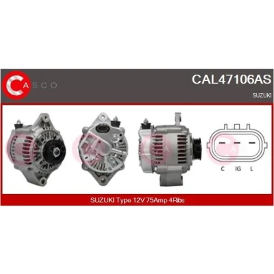 Imagem de CASCO CAL35254AS Alternador 12V 75A