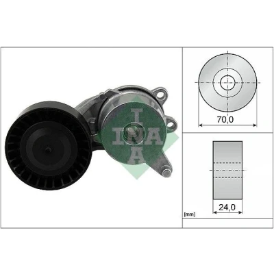 Imagem de INA 534 0553 10 Tensor, correia trapezoidal estriada 70 24 TOYOTA: Yaris III Hatchback