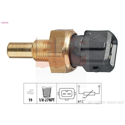 Imagem de EPS 1.830.283 Sensor da Temperatura do Líquido de Refrigeração Made in Italy OE Equivalent OPEL: Astra F Sedan, Caravan