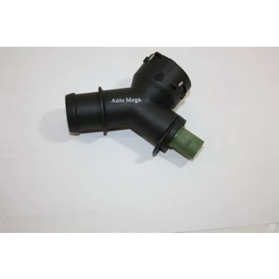 Imagem de AUTOMEGA 160059010 Flange Radiador, em baixo, esquerda com junta sensor VOLKSWAGEN: Passat B6 Sedan, Variant