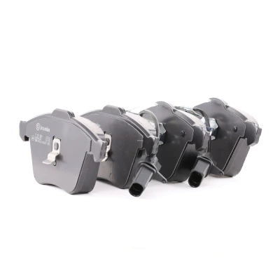 Imagem de BREMBO P 85 056 Jogo de pastilhas para travão disco incl. contacto aviso desgaste com grampo do êmbolo sem acessórios AUDI: A6 C5 Avant