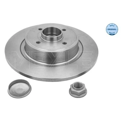 Imagem de MEYLE 16 15 523 4116 Disco de travão Eixo traseiro 274 10,9 4 100 cheio com o rolamento da roda integrado, anel sensor do ABS