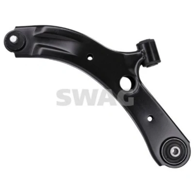 Imagem de SWAG 84 92 9931 Braço de suspensão com chumaceira Eixo dianteiro, lado esquerdo transversal Chapa aço SUZUKI: SWIFT 3
