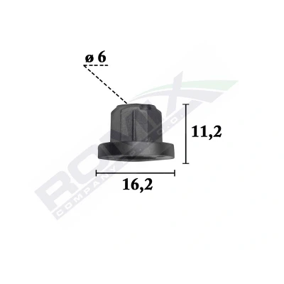 Imagem de ROMIX C70323 Grampo, friso VOLKSWAGEN: Golf 4, Passat B5 GP Variant, 5, AUDI: A3 Hatchback, SEAT: Leon II Hatchback