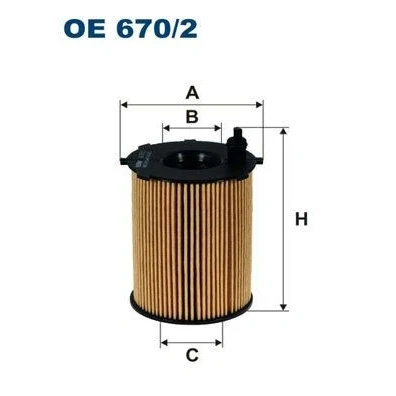 Imagem de Filtros de óleo filtron oe670/2