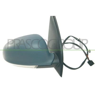 Imagem de Espelho retrovisor Prasco Premium VG0367323P à direita com subcapa elétrico aquecível, ajustável pelo interior, dobrável electricamente