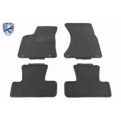 Imagem de VAICO V10 6842 Conjunto de tapete chão Borracha à frente e atrás 4 preto medida AUDI: Q5