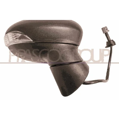 Imagem de Espelho retrovisor Prasco FD3447343P à direita preto elétrico aquecível, sem cor, não esférico FORD: FIESTA 6