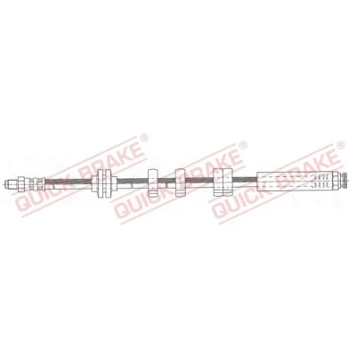 Imagem de QUICK BRAKE 32.979 Mangueira de Travão 448mm M10x1 com rosca interior, exterior FIAT: Ducato III Camião plataforma / Chassis