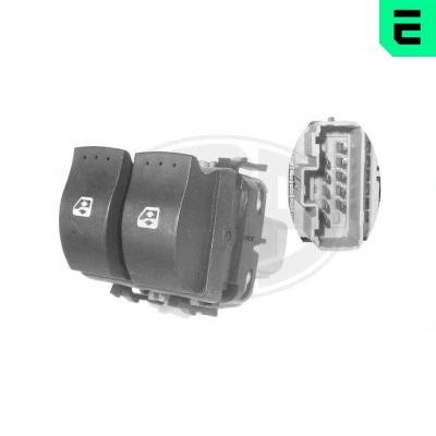Imagem de ERA 662450 Interruptor, elevadores dos vidros à frente, lado esquerdo RENAULT: MEGANE 2 Kombi, 2, Stufenheck