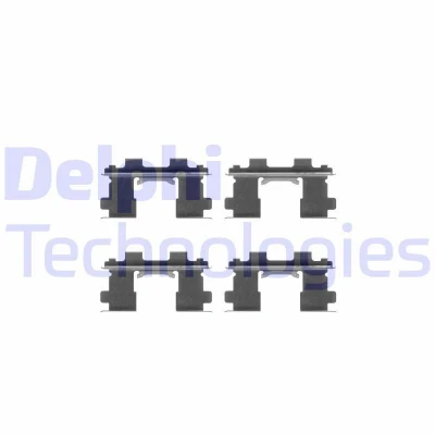 Imagem de DELPHI LX0252 Kit de acessórios, pastilhas travão SUZUKI: Grand Vitara 1 SUV, I SUV Cabrio