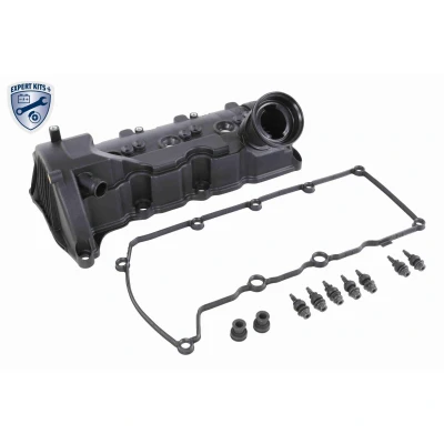 Imagem de VAICO V10 5800 tampa de Válvulas para cilindro 4 6, à direita com junta da válvula parafusos, purga AUDI: A4 B8 Avant