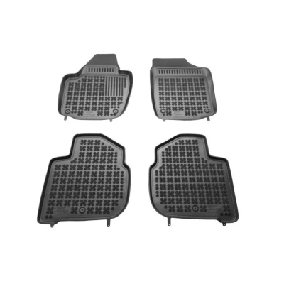 Imagem de REZAW PLAST 200209 Conjunto de tapete chão Borracha à frente e atrás 4 preto medida SKODA: Rapid Hatchback
