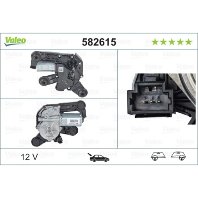 Imagem de VALEO ORIGINAL PART 582615 Motor de Limpa Vidros 12 traseira para veículos volante à esquerda/direita