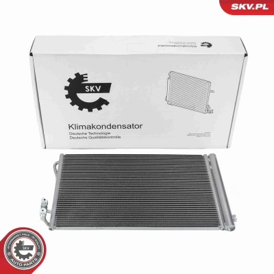 Imagem de ESEN SKV 86SKV278 Condensador com secador Alumínio 624mm BMW: 1 Hatchback, 3 Coupe, Sedan