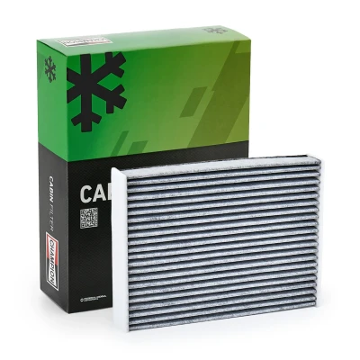 Imagem de CHAMPION CCF0490C Filtro, ar do habitáculo Filtro de carvão ativado 250mm 180mm 36mm DACIA: Lodgy, Dokker Express, Carrinha, RENAULT: Zoe