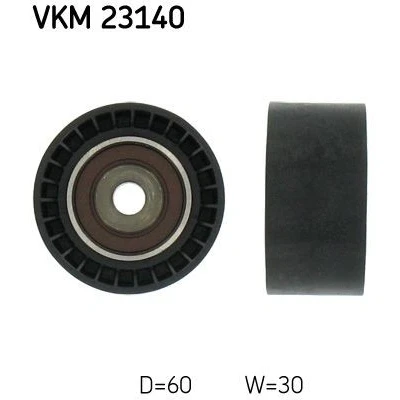 Imagem de SKF VKM 23140 Polia de desvio/de guia, correia dentada CITROËN: C5 II Hatchback, C3 II, PEUGEOT: 206 Van, FORD: FIESTA 5, Focus 2 Kombi