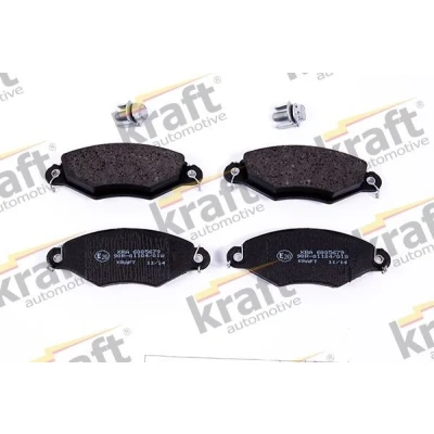Imagem de KRAFT 6005679 Jogo de pastilhas para travão disco Eixo dianteiro PEUGEOT: 206 Hatchback, SW, 306 Hatchback