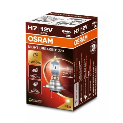 Imagem de OSRAM 64210NB220 Lâmpada, farol de longo alcance H7 12V 55W