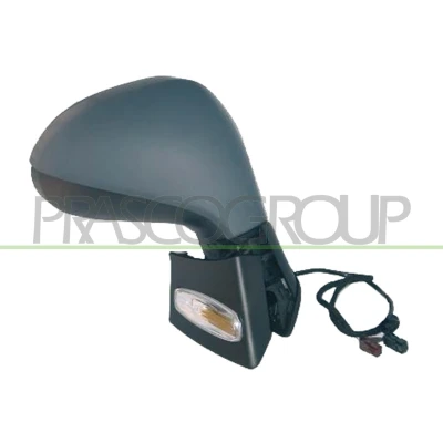 Imagem de Espelho retrovisor Prasco PG3207333P Premium à direita com subcapa elétrico aquecível, sensor de temeperatura, dobrável electricamente, convexo