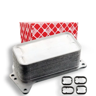 Imagem de FEBI BILSTEIN 105959 Radiador de Óleo com juntas BMW: 5 Sedan, Touring, X5