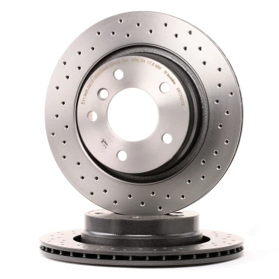 Imagem de BREMBO XTRA LINE 09.7702.1X Disco de travão 294 19 5 perfurado/ventilado revestido alto carbono com parafusos BMW: 3 Touring, Sedan, Compact