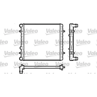 Imagem de VALEO 731606 Radiador, arrefecimento do motor Alumínio 415 650 23 sem regulador líquido de refrigeração Aletas unidas mecanicamente