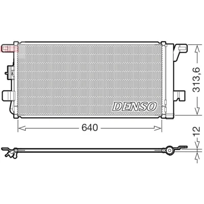 Imagem de Condensador, ar condicionado DENSO DCN02049