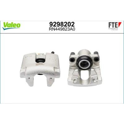 Imagem de FTE 9298202 Pinça de travão cinzento Ferro fundido Eixo traseiro esquerdo sem suporte