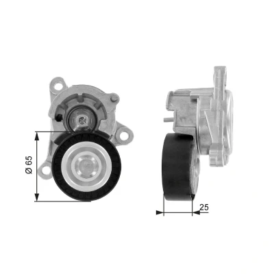 Imagem de GATES FleetRunner Micro V Kit T38320 Polia Tensora PEUGEOT: 206 Hatchback, 307 Carrinha, Hatchback