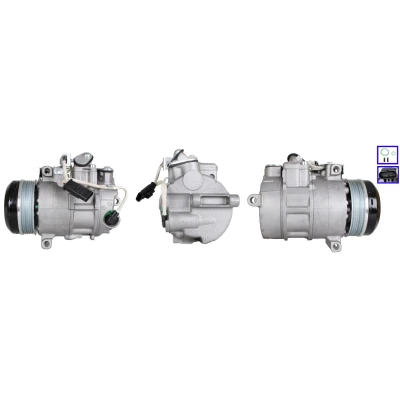 Imagem de LUCAS ACP01219 Compressor PAG 46 R134a com juntas MERCEDES BENZ: Classe C T modell, Sedan
