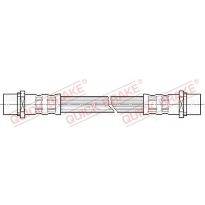 Imagem de QUICK BRAKE 27.062 Mangueira de Travão 227mm M10x1 com rosca interior OPEL: Astra G Caravan, Combo C Tour, Sedan