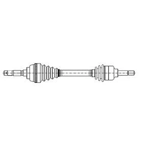 Imagem de METELLI 17 0381 Veio de transmissão 612 79 PEUGEOT: 206 Hatchback, SW