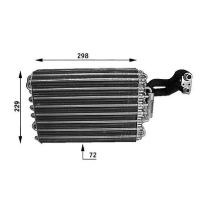 Imagem de MAHLE ORIGINAL AE 31 000S Evaporador sem válvula de expansão MERCEDES BENZ: W124 Coupe endado, norauto, oscaro, mister auto